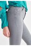 Montpellier Women's Gray High Waist Ankle Length Slim Leg Skinny Lycra Jeans - 3