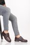 Men's Diabetic and Full Orthopedic Brown Genuine Leather Shoes for Daily Use, Comfortable and Stylish