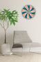 Wall Painting Wheel Patterned Mdf Painting Cdtv01, 22 X 22 cm