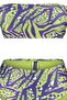 Leopar Desenli Straplez Kaplı Hipster Yüksek Bel Bikini Takımı TBESS22BT0018 - 7