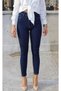 Paris Women's Power Lycra Blue Skinny Jeans Skinny Leg Jeans - 4