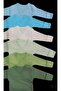 Long Sleeve Self Gloves, Double Breasted Badi with Snaps (Pack of 6) Blue-turquoise-cream-watergreen-teal-mold - 4