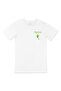 White T-Shirt with Burma Map and Flag Pocket Logo Design