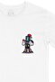 White T-Shirt with Game Boy Pocket Logo Design - 2
