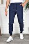 Navy Blue Slim Fit Jogger Sweatpants
