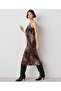 Leopard Pattern Strappy Dress - 3