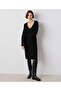 V-Neck Knitwear Dress