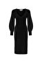 V-Neck Knitwear Dress - 5
