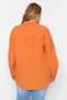 Orange Boyfriend Woven Shirt Tbbss22Go0319 - 5