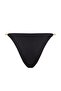 Siyah Aksesuarlı Brazilian Normal Bel Bikini Altı TBESS22BA0046 - 9