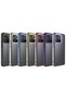 Redmi 10C/Poco C40 Case with Camera Lens Protection Transparent Colorful Logo Showing Glossy Cover Black - 2