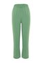 Green Woven High Waist Trousers TWOSS22PL00029 - 6