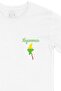 White T-Shirt with Burma Map and Flag Pocket Logo Design - 2