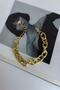 Steel ring chain bracelet (22 cm) - 2