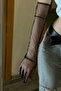 Party Accessory Black See-Through Long Tulle Wedding Dress Gloves Party Accessory – Party Gloves - 2