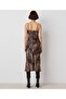 Leopard Pattern Strappy Dress - 5