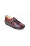 004 Women's Burgundy Orthopedic Genuine Leather Shoes - 4