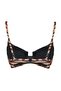Zebra Desenli Balconette Kaplı Bikini Üstü TBESS21BU0018 - 8