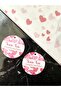 Valentine's Day Series 4 Cm 50 Pieces Perforated Labels, Double-Way Embossed Detailed Product Label - 2