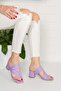 Women's Fancy Thick Heeled Slippers - 2