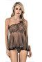 Cream Brule Nightgown Underwear Set - 2