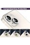 Diamond - Stoned Silver Camera Protector Compatible for iPhone 14 & iPhone 14 Plus - 6
