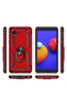 Samsung Galaxy A01 Core Case Zore Vega Tank Ring Stand Cover - 3