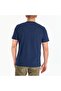 Csc M Basic Logo Brushed Men's Short Sleeve T-shirt Navy Blue Cs0287-466 - 2