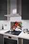 Decoita Glass Stove Back Protector| Wooden And Vegetables| 40cm X 60cm - 2
