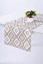 Special Luxury Runner Stain Resistant Water Repellent Special Fabric Checkered Beige Runner1020