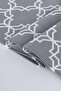 Linen Runner Stain Resistant Fabric Mosaic Gray 40x140 - 3