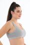 Thick Strap Cotton Padded Plus Size Sports Bra Sb778 - 3