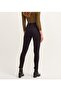 Black High Waist Lycra Effective Skinny Trousers - 3