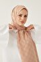 Women's Hijab Silky Cotton Jacquard Checkerboard Pattern Shawl*mink - 4