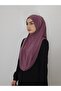 Prayer Cloth Ready Large Scarf Malaysia Model Khimar One Piece Suitable for Hajj and Umrah Lilac Color - 6