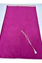 Luxury Velvet Woven Dowry Gift Fringed Prayer Rug with Pearl Prayer Beads Gift - 2