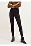 Black High Waist Lycra Effective Skinny Trousers