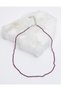 Ruby 2 Mm Facet Cut Natural Stone Necklace