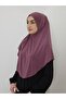 Prayer Cloth Ready Large Scarf Malaysia Model Khimar One Piece Suitable for Hajj and Umrah Lilac Color - 4