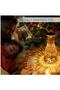 16 Color Touch Acrylic Night Light with Crystal Vase Design - 8