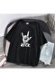 Dompuleri Fashion Rock Black Unisex Oversize T-shirt