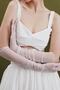 New Season Gloves White Transparent Tulle Wedding Dress Gloves Costume Accessory - 2