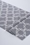 Linen Runner Stain Resistant Fabric Mosaic Gray 40x140 - 2