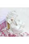 14 Cm Thick Heeled Off White Comfortable Wedding Dress Shoes Aslı Acar