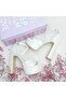 14 Cm Thick Heeled Off White Comfortable Wedding Dress Shoes Aslı Acar - 3