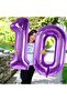 1 Figure Purple Foil Balloon 32"-34" Inc 80 Cm - 2