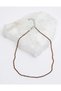 Star Stone Brown 2 Mm Facet Cut Natural Stone Necklace