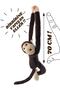 Game and Sleeping Companion Plush Monkey Toy Hugging Hands Monkey