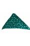 Mother's Day Gift Green Color Flower Patterned Satin Scarf - Daisy Patterned Bandana Scarf - 3