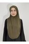 Prayer Cloth Ready Large Scarf Malaysia Model Khimar One Piece Suitable for Hajj and Umrah Khaki